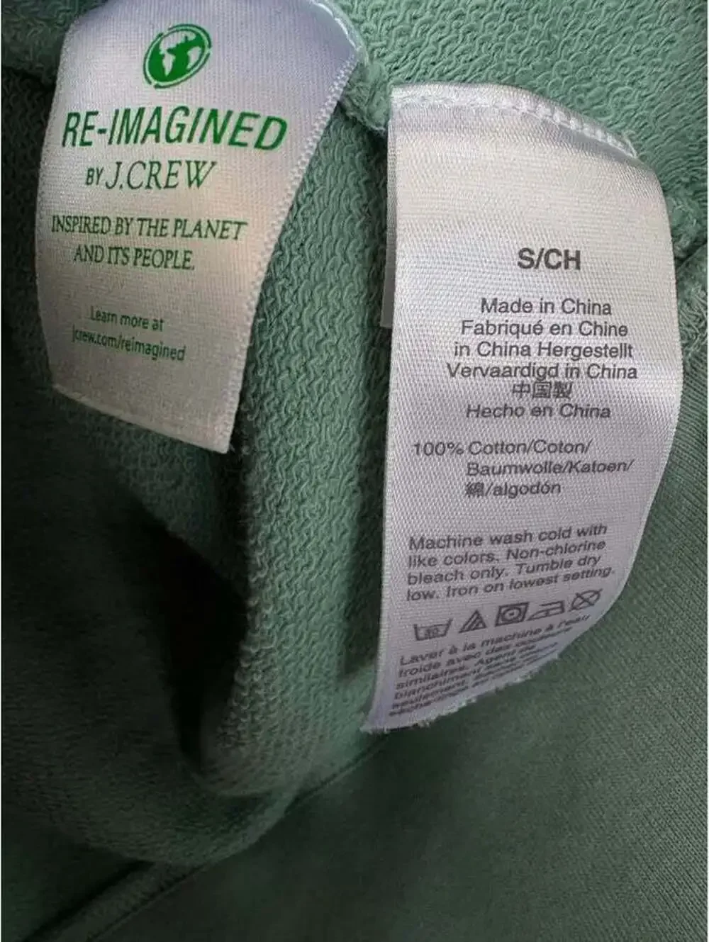 J.Crew Vintage Fleece Sweatshirt - Size Small